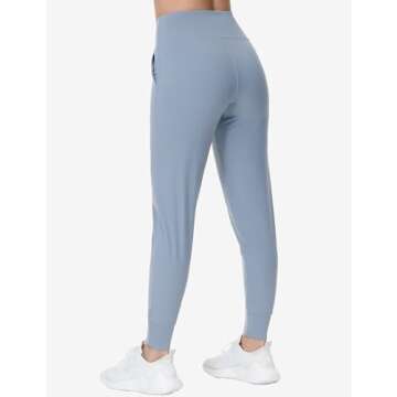 Dragon Fit Joggers for Women with Pockets,High Waist Workout Yoga Tapered Sweatpants Women's Lounge ...