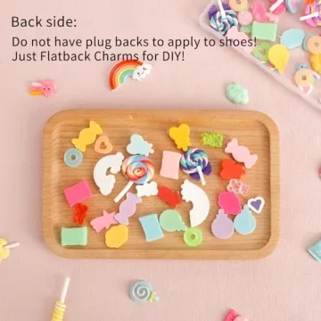 Holicolor 120pcs Mixed Candy Charms for Creative Crafts