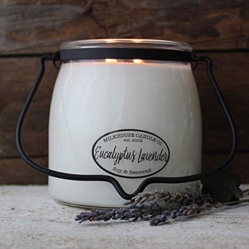 Eucalyptus Lavender Candle - Long Burn Time 16oz