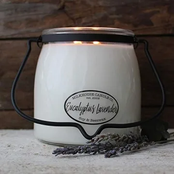 Eucalyptus Lavender Candle - Long Burn Time 16oz