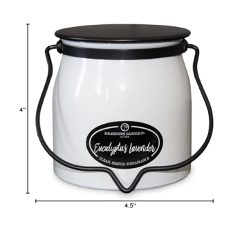 Eucalyptus Lavender Candle - Long Burn Time 16oz