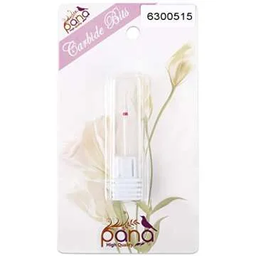 PANA 3/32" White Ceramic Ball Nail Bit - Fine Grit, Durable & Safe