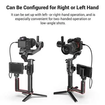 SmallRig Aluminum Side Handle Fits for DJI Ronin-S/SC/RS 2/RSC 2/RS 3/RS 3 Pro/RS 3 Mini/RS 4/RS 4 Pro & for ZHIYUN Crane 2S/2/V2 & for MOZA Air 2/AirCorss 2 Gimbals - 2786