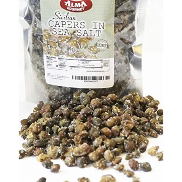 Gourmet Sicilian Capers in Sea Salt 1.1lb from Italy