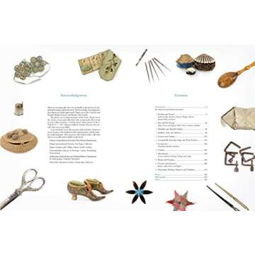 Antique American Needlework Tools for Timeless Crafting