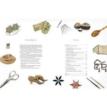 Antique American Needlework Tools for Timeless Crafting