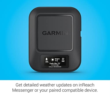 Garmin inReach® Messenger Handheld Satellite Communicator, Global Two-Way Messaging