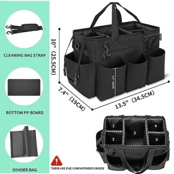 IBVIVIC Large Capacity Cleaning Caddy Organizer Bag