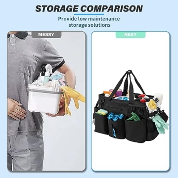 IBVIVIC Large Capacity Cleaning Caddy Organizer Bag