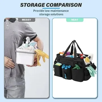IBVIVIC Large Capacity Cleaning Caddy Organizer Bag