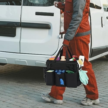 IBVIVIC Large Capacity Cleaning Caddy Organizer Bag