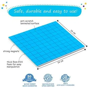 131 PCS Jumbo Magnetic Base Ten Blocks for Math - Place Value Blocks, Base 10 Math Manipulatives K-3, Number Blocks, Math Counters for Kids, Math Cubes, Counting Blocks, Kindergarten 1st 2nd 3rd Grade