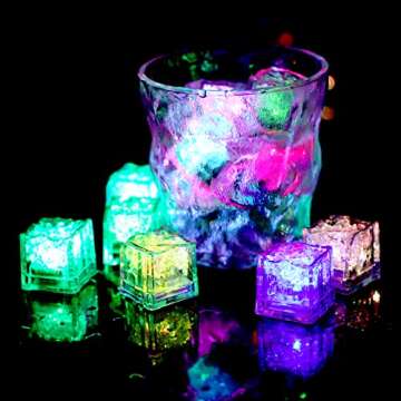 Waterproof LED Ice Cubes for Parties and Weddings