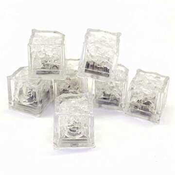 Waterproof LED Ice Cubes for Parties and Weddings