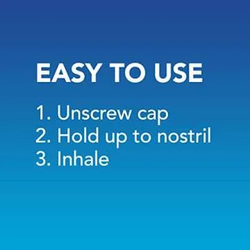 Vicks VapoInhaler, On-the-Go Portable Nasal Inhaler, Non-Medicated, With Refreshing Vicks Vapors, Menthol Scent , 2 Scented Sticks