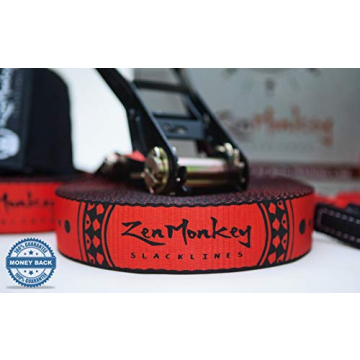 ZenMonkey Slackline Complete Kit for Family Adventure