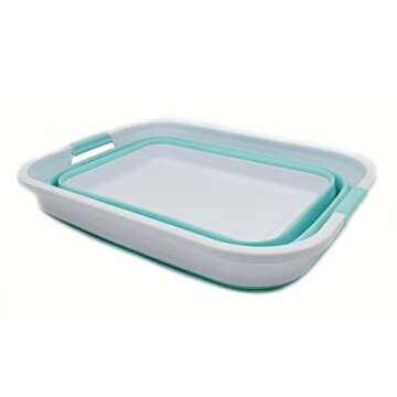 SAMMART 41L (10.8 gallon) Collapsible Plastic Laundry Basket-Foldable Pop Up Storage Container/Organ...