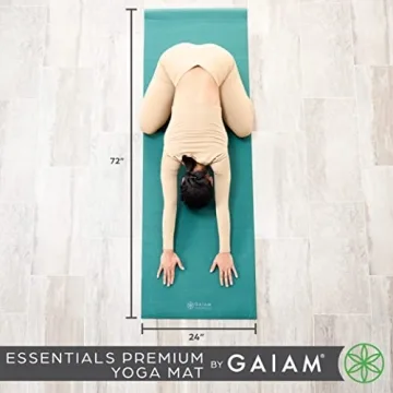 Gaiam Premium Yoga Mat Non-Slip with Carrier Sling