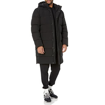 Amazon Essentials Men's Warm Long Puffer Coat for Winter