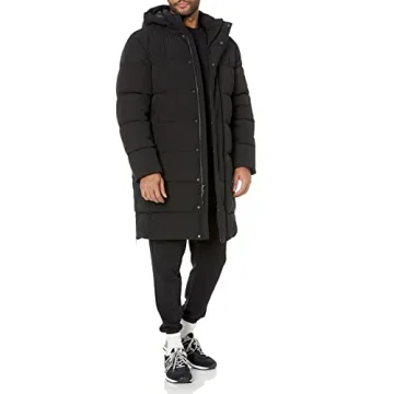 Amazon Essentials Men's Warm Long Puffer Coat for Winter