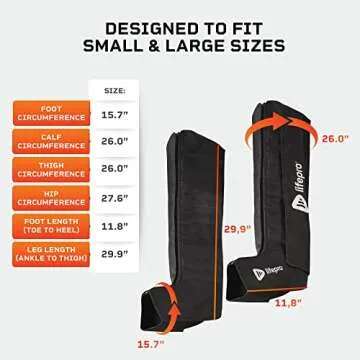 Buy LifePro Air Sequential Leg Compression Massager Boots Online