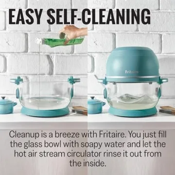Fritaire Non-Toxic Air Fryer with 360 Visibility and Self-Cleaning