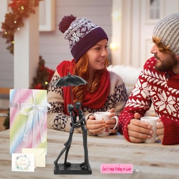 Kresecioo Couple Statue Under Umbrella | Wedding Gift