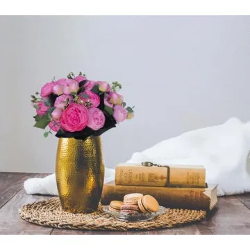 Wcro 4 Pcs Silk Peonies Bouquets for Home Wedding Decoration