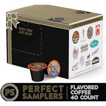 Crazy Cups Pod Variety Pack - Unique Flavors of Chocolate, Vanilla, Caramel, Coffee Capsules, Flavor...