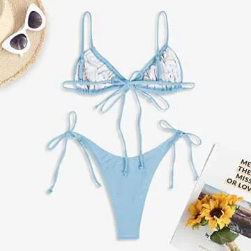 ZAFUL High Cut Thong Bikini Set for Summer Style
