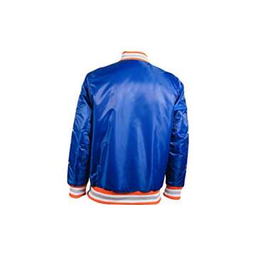 Ultra Game NBA New York Knicks Mens Satin Varsity Jacket, Team Color, X-Large
