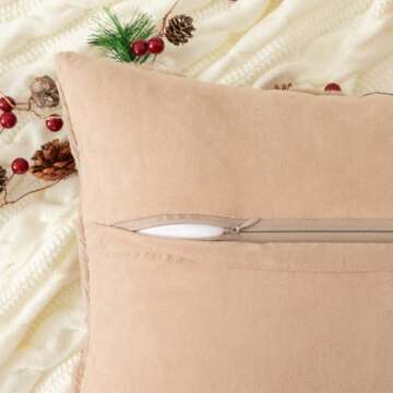 Christmas Decorative Pillow Covers for Holiday Decor
