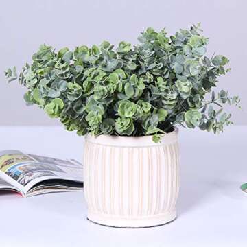 Realistic Faux Eucalyptus Leaves for Home Decor