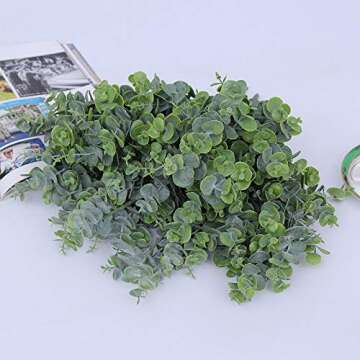 Realistic Faux Eucalyptus Leaves for Home Decor