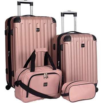 Travelers Club Luggage Piece Rose - Stylish and Durable Travel Gear