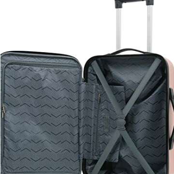 Travelers Club Rose Luggage Piece for Stylish Travel