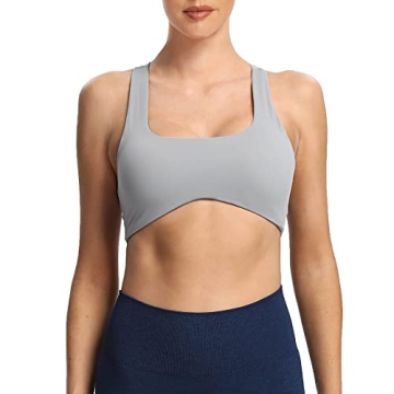Aoxjox Women's Workout Sports Bra - Fitness Racerback Bra for Comfort & Style