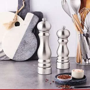 Peugeot - Paris Chef u'Select Manual Pepper Mill - Adjustable Grinder - Stainless Steel