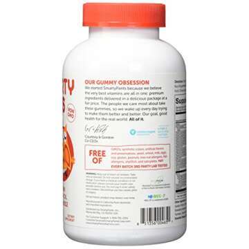 SmartyPants Kids Complete Multi-Vitamin Gummies 180 Count