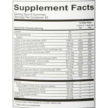 SmartyPants Kids Complete Multi-Vitamin Gummies 180 Count