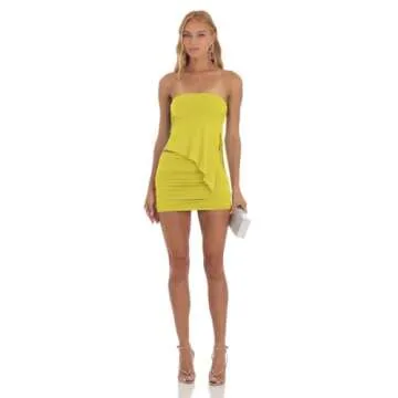 Women’s Summer 2 Piece Matching Set - Tube Top & Skirt