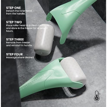ROSELYNBOUTIQUE Ice Roller Reduce Wrinkles Puffiness Green