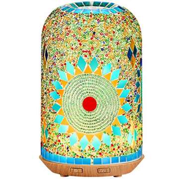 Elegant Vyaime Essential Oil Diffuser with 7 LED Colors