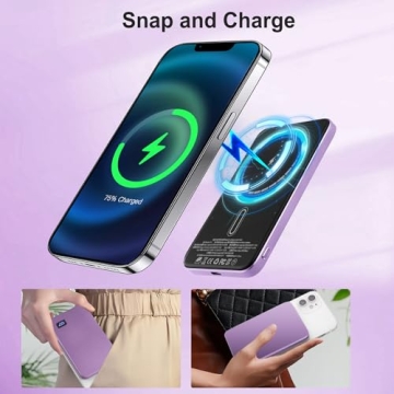 Magnetic Ultra Slim 5000mAh Portable Charger