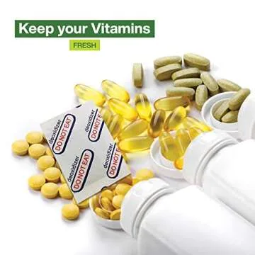 50cc (10 Packs of 10, Total 100 Packets) Oxygen Absorbers for Food Storage, Food Grade Oxygen Absorbers Packets with Oxygen Indicator for Long Term Storage and Preservation (50CC(100-Pack))