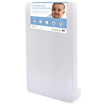 Colgate Mattress CuddleSnooze Innerspring Premier Crib Mattress - Breathable Dual-Firmness Infant an...