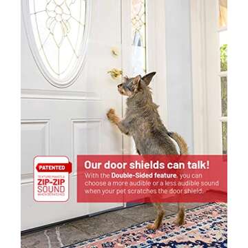 CLAWGUARD Door Scratch Shield - Ultimate Protection for Pets