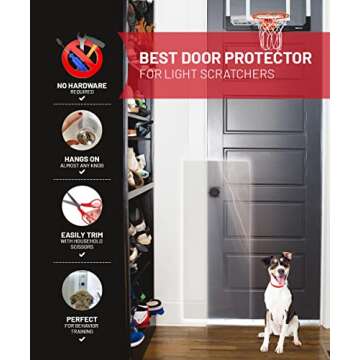 CLAWGUARD Door Scratch Shield - Ultimate Protection for Pets