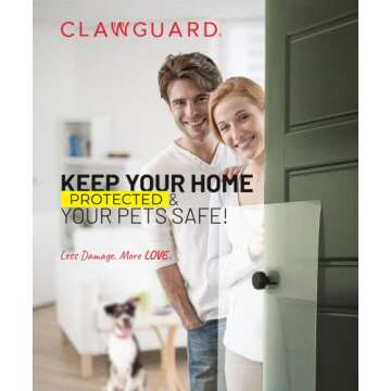 CLAWGUARD Door Scratch Shield - Ultimate Protection for Pets