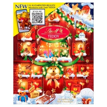 Lindt Bear & Friends Advent Calendar with Swiss Chocolates